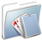 Graphite Smooth Folder Card Deck Icon